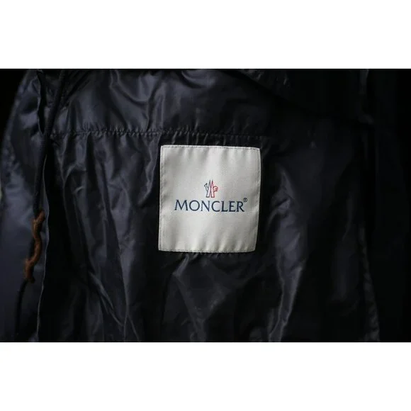 Moncler Edwin Warm Down Jacket Size 2 / Medium / Navy $1,850